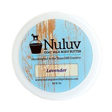 Nuluv - 산양유 바디버터 무향 8oz, Scent Name = Lavender, 본문참고, 본문참고