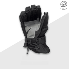 아이스하키장갑 글러브 장갑 하키 프로페셔널 보호 훈련용 야외 장비 선수용, 블랙