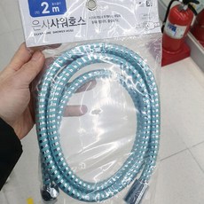 투명 은사 샤워호스 2M, 단품, 혼합색상