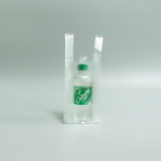 음료수 비닐 투명 긴비닐봉투 손잡이 봉지(소) 200장, 200개