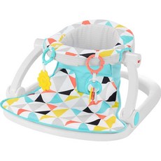Fisher-Price 휴대용 아기의자 Sit-Me-Up 레인보우, 풍차모양, 1개