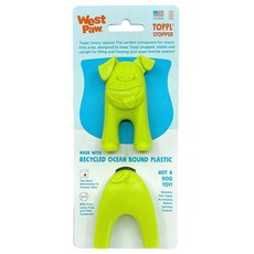 WEST PAW Toppl Stopper 탠저린 2팩 - 강아지 농축을 위해 모든 Toppl 강아지 장난감 크기에 맞는 액세서리 - 식사 및 간식 준비를 쉽고 깨끗하며 안정적으로, Granny Smith, 2개