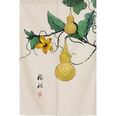 가리개커튼 .중국스타일 바란스 머튼 주방, C18-복록 2