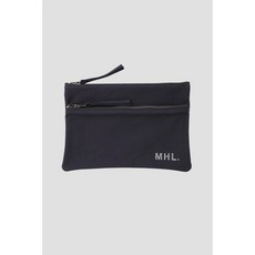 MHL 마가렛호웰 얀 다이 코튼 트윌 지퍼 파우치 지갑 24년