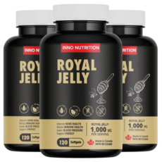 캐나다 석청 로얄젤리 1000mg 120정 3병 생 로얄제리 영양제, 120개, 3개