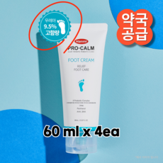 한미약품 프로캄 판테놀 우레아 풋크림, 4개, 1개입