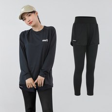 여성 래쉬가드 하의 일체형 워터레깅스 스윔팬츠 수영복 반바지 투인원 비치웨어 자 래쉬가드 하의 반바지 레깅스 투인원 세트