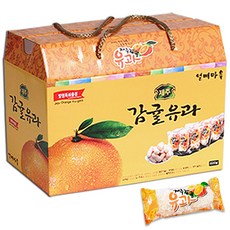제주 감귤유과 500g (개별포장) 선물세트 한과 명절 간식 어린이 단체 선물 부모님 답례품 전통 과자 가정의달 설날 추석 어버이날 스승의날, 1개