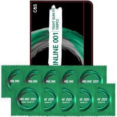 인라인001 타이트 슬림핏 콘돔, 100개입, 1개