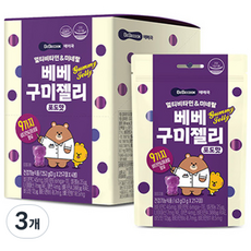 BEBECOOK 多種維生素和礦物質 Bebe 軟糖果凍 4p, 3個, 252g