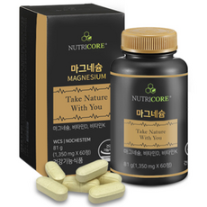 NUTRICORE 鎂, 60顆, 1個