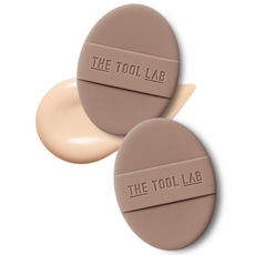 The Tool Lab 持久保濕彈力粉撲厚, 2個, 摩卡