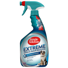 SIMPLE SOLUTION 簡單的解決方案 Extreme Stain & Odor Remover for Dogs, 1個, 945ml