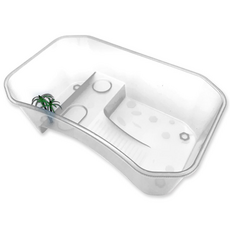 NOMOY PET 烏龜開放多房屋白色40 x 23 x 13厘米NX-11, 1個