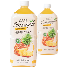 파모빗 클렌즈 파인애플 착즙 주스, 4개, 1000ml
