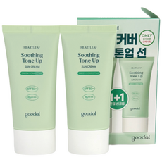 구달 어성초 진정 그린 톤업 선크림 50ml 2개 기획