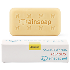 ainsoap 狗肥皂香蕉, 90克, 1個