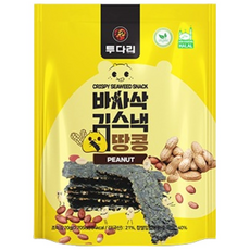투다리 바사삭 김스낵 땅콩, 20g, 1개
