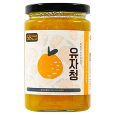 티바인 고흥 저당 알룰로스 수제 유자차 유자청, 450g, 2개입, 1개