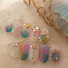 ItTem SHOP 凝膠美甲貼, 1個, 85 指甲花