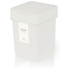 FRANCO HOME 簡約風格垃圾桶 Mini 2L, 白色