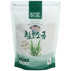 6형제소금밭 함초소금 천일염, 1kg, 1개