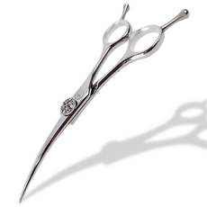 nixen 寵物Master曲線剪刀 15.4cm NX-MCV55, 1個, 混色
