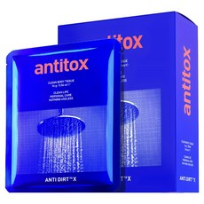 antitox 身體清潔濕紙巾, 160克, 3個
