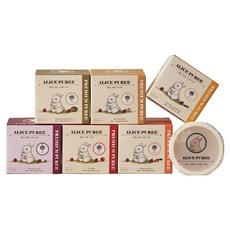 앨리스 과일 퓨레 4박스 골라담기, 8개, 100g, 혼합맛(사과1박스/배1박스/당근1박스/자두1박스)