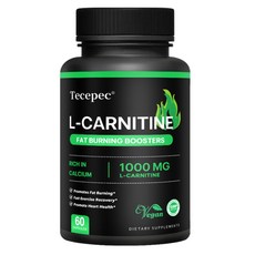 L-카르니틴 1000mg 지방 연소 신진대사 촉진 근육 성장 촉진, 1개, 60정