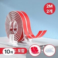 살림온 잘라쓰는 투명 모서리 보호대 강력 부착, 10개