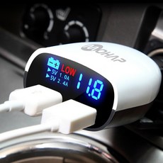MOHAP LED 듀얼 USB 카충전기 MOC-01