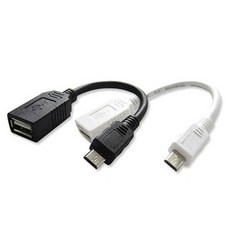 대원TMT DW-OTG-01M 마이크로5핀 OTG 케이블, 블랙_색상_상세페이지참조, 1개