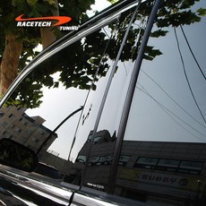 레이스텍 09년 이전 구형 에쿠스 B필러 기둥몰딩 미러플레이트(6p), 에쿠스 B필러(6p)