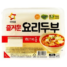 아워홈 즐거운 요리두부(찌개)300g, 300g, 1개, 300g