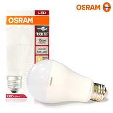 오스람 LED전구 14W, 전구색, 1개