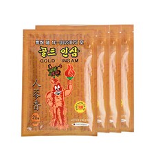 건강패드 골드인삼100매(4팩), 100매