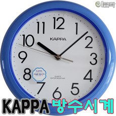 욕실 방수벽시계 IP229, 블루
