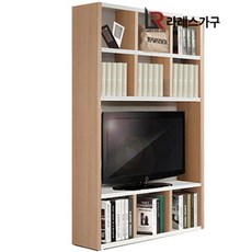 라레스가구 5단TV 책장, 메이플화이트