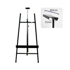 일진디스플레이이젤 화방용 이젤스탠드 DS-820블랙-Black, 단일상품