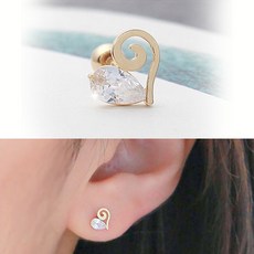 미니아트 10K피어싱_G400 (뒷마개별도) 한쪽판매