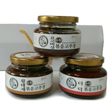 팔도보부상 볶음고추장 선물세트(혼합세트-250gX3ea), 더덕 황태채 표고버섯, 250g, 3개