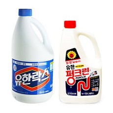 유한락스 유한락스 레귤러 +펑크린, 2L, 2개