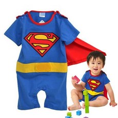 신생아반팔우주복