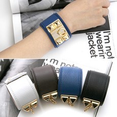 바이진주리본 금장와이드B 패션 팔찌