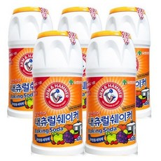 암앤해머 내츄럴 쉐이커 베이킹소다, 400g, 5개