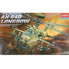 아카데미과학 1/48 AH-64D 롱보우 아파치 프라모델, 1개