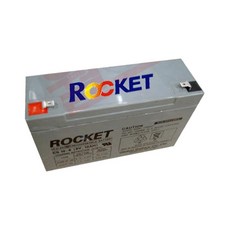 [로케트] 전동차 배터리 6V10A, 단품, 단품