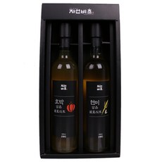 자연비초 발효식초 현미식초 호박식초 파인애플식초 선물세트, 호박+현미, 세트