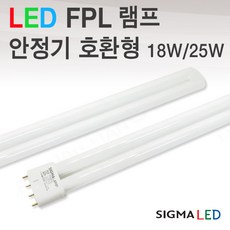 시그마램프 LED 보안등/30W/40W/55W/75W, LED 전구, [선택 17-01] LED FPL램프 18W(주광색), 1개